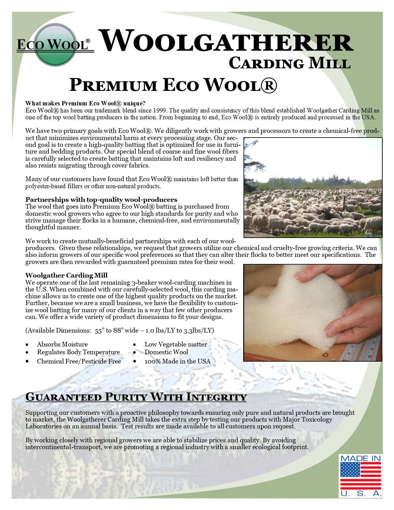 Healthy Body Head To Toe - Wholesale Cot/Crib Sheets - Pure Natural Baby Mattress Deluxe 100% Ecowool - No Cotton2