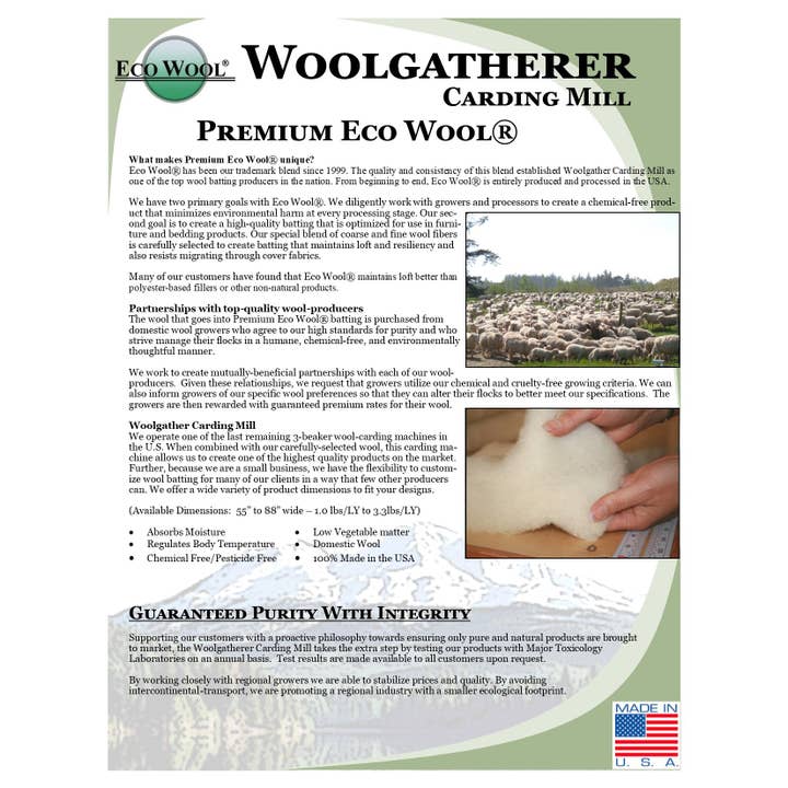 Healthy Body Head To Toe - Wholesale Cot/Crib Sheets - Pure Natural Baby Mattress Deluxe 100% Ecowool - No Cotton2