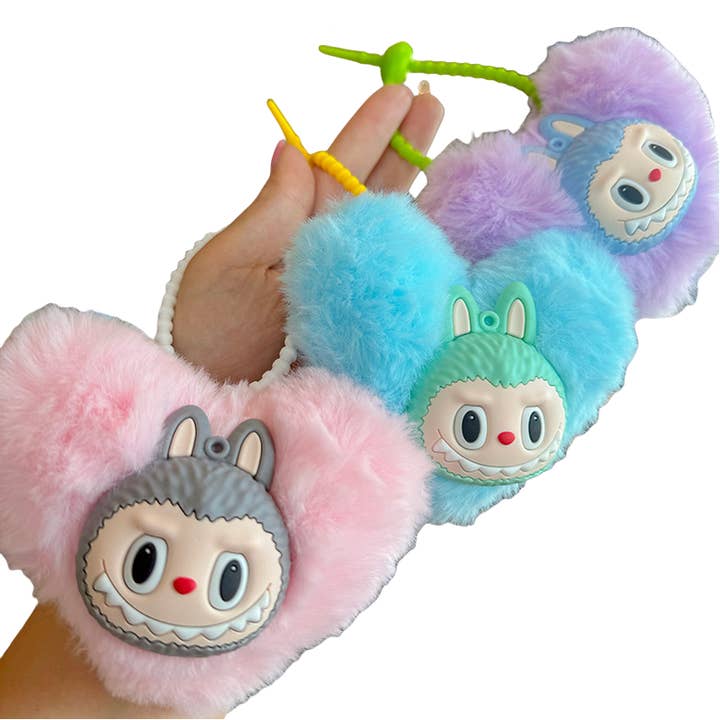 Porte-clés en peluche Lalububu en forme de cœur pour sac et accessoire de clé de voiture pour la vente par Auraquise