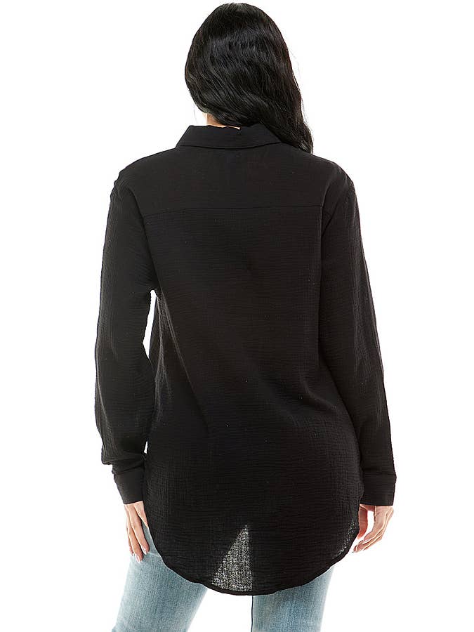 Veracci - Wholesale Buttoned-down shirt – Women's - Double Gauze Weekend Button-Down Shirt23