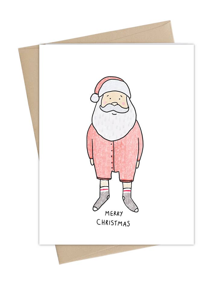 Meias de Papai Noel por atacado de Little May Papery