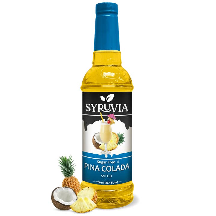 Sirop de Piña Colada sans sucre pour la vente par Syruvia