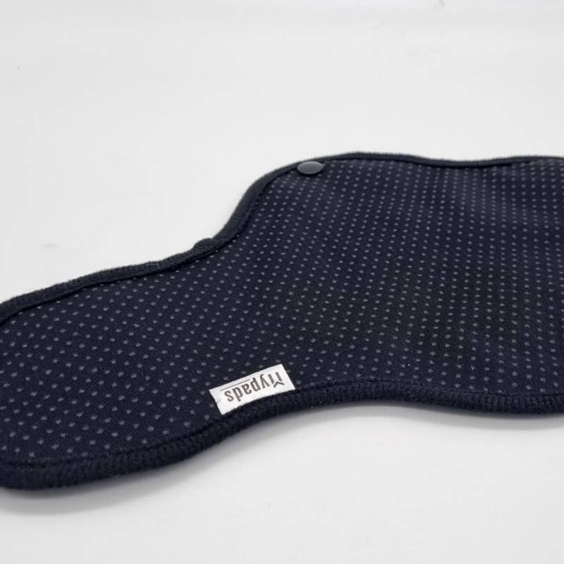 EcologiQ – Großhandel Menstruationsbinde/-einlage – 3 waschbare Slipeinlagen aus Bio-Baumwoll-Frottee, Größe M2