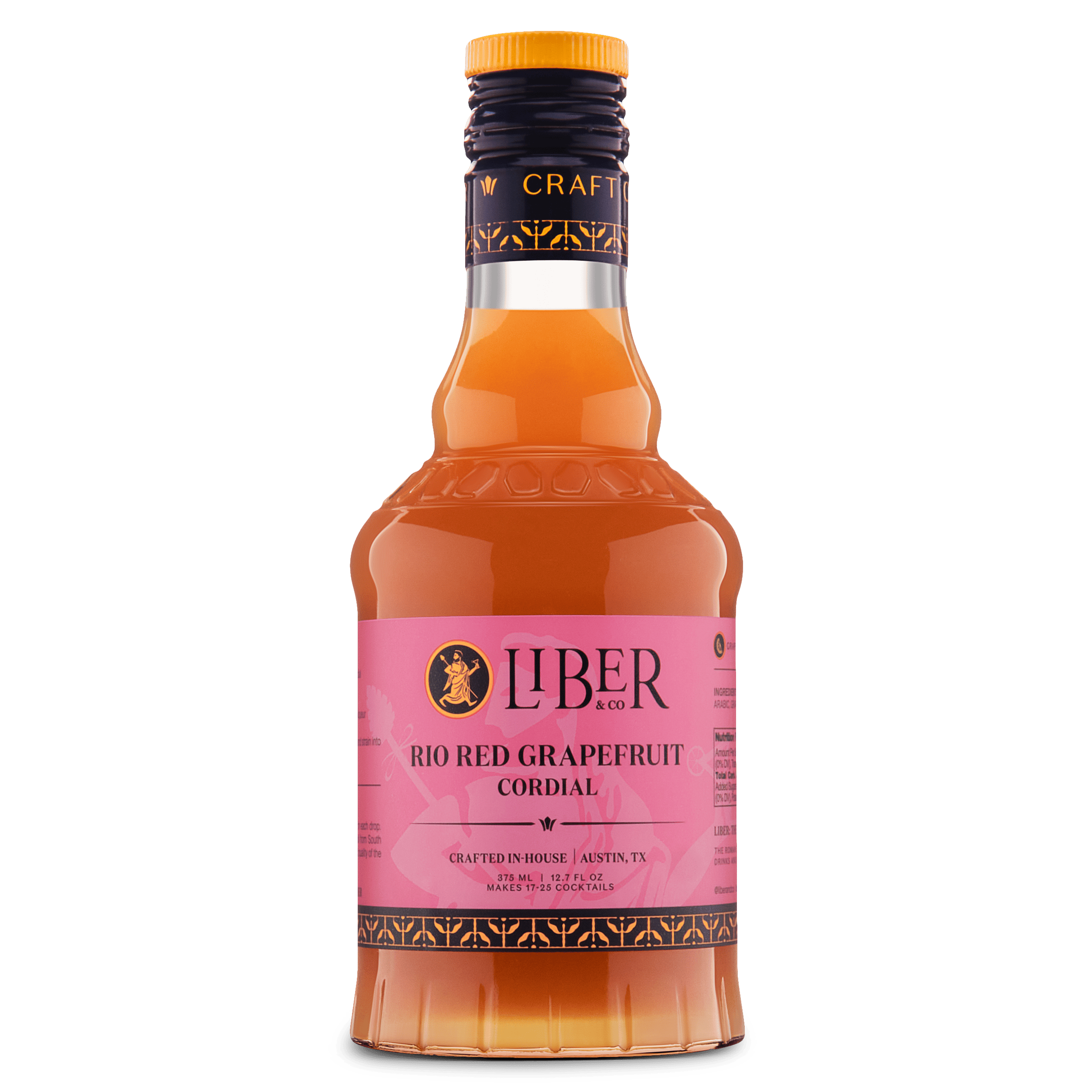 Liber & Co. – Engroshandel Cocktailmix/sirup – Rio Rød Grapefrugt Cordial4