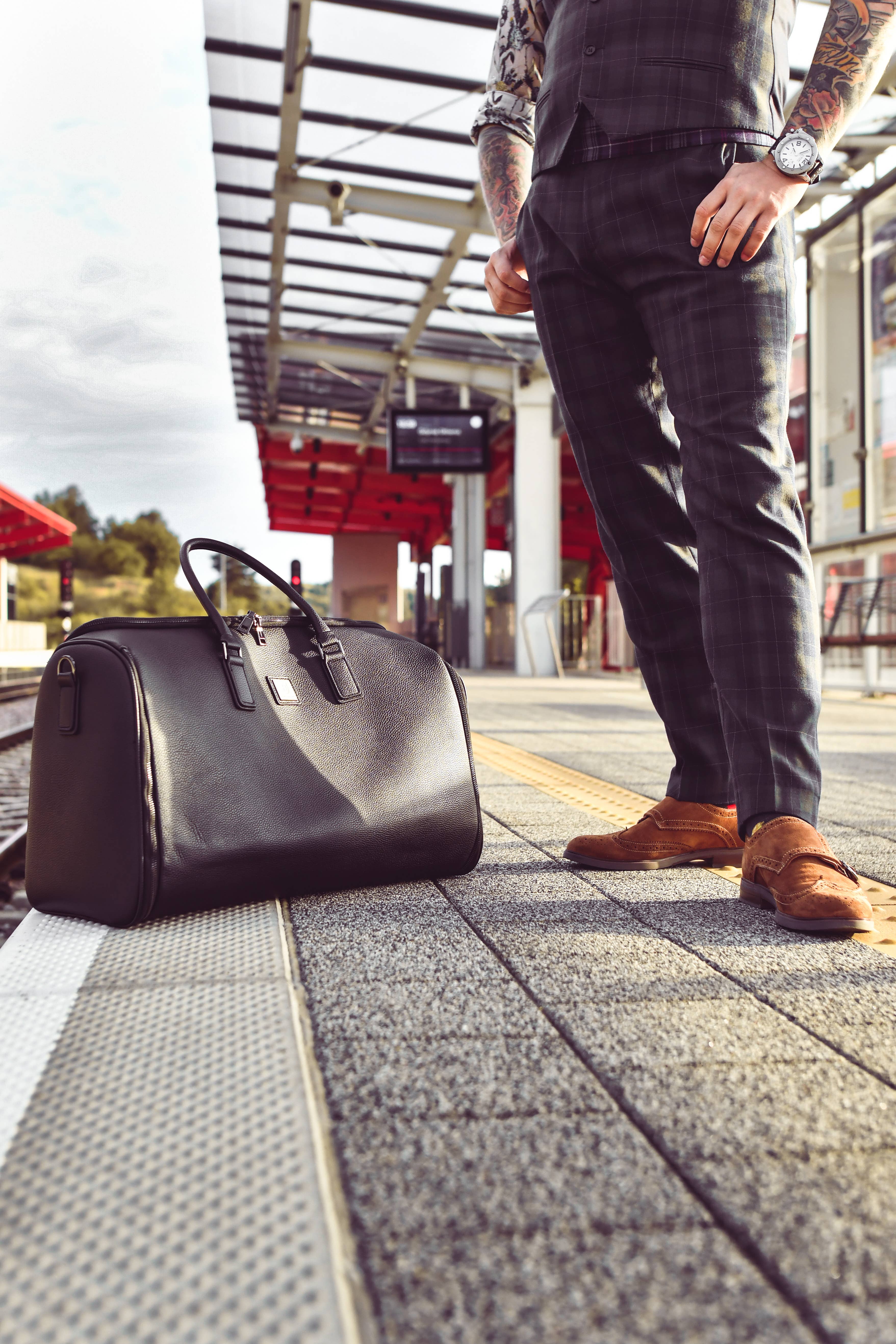 James Hawk - Vente Sac de voyage – homme - Sac weekender pour costume et chemises12