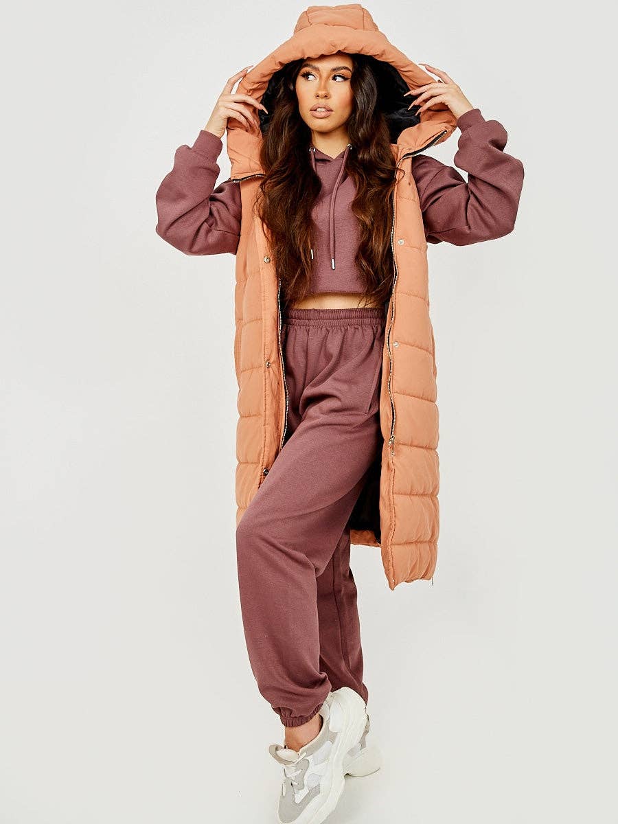 Stylewise Direct – wholesale Outerwear Vest - Women’s – Longline Padded Hooded Gilet11