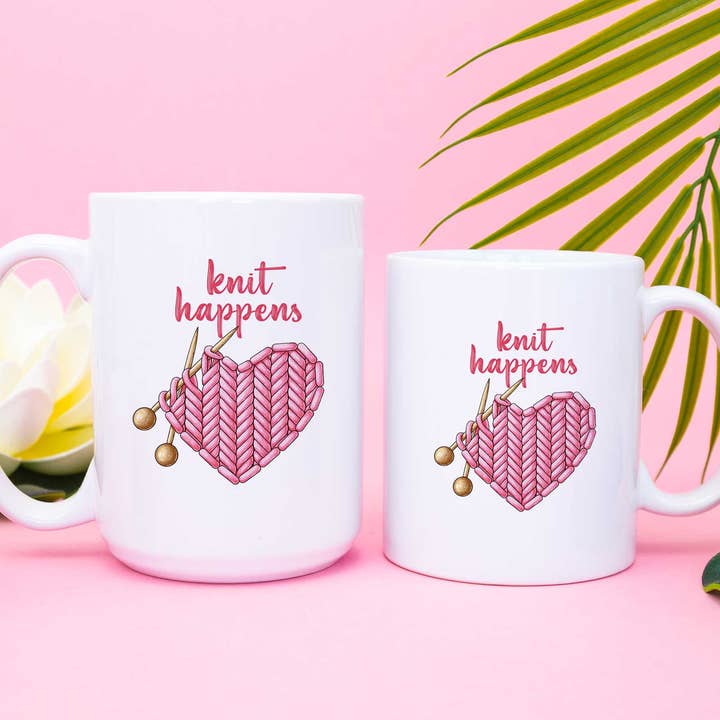Tasse Knit Happens pour la vente par Shop Intaglio