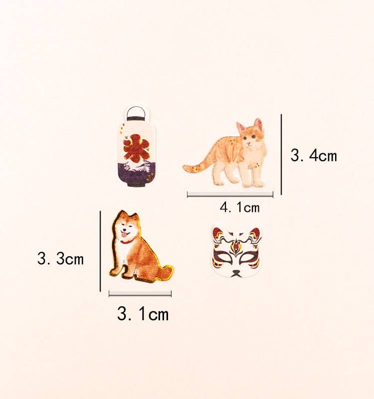 Hello Claws Limited - Vendita all'ingrosso Adesivo - Adesivi Nekoni Kawaii cibo giapponese e cartoni animati7