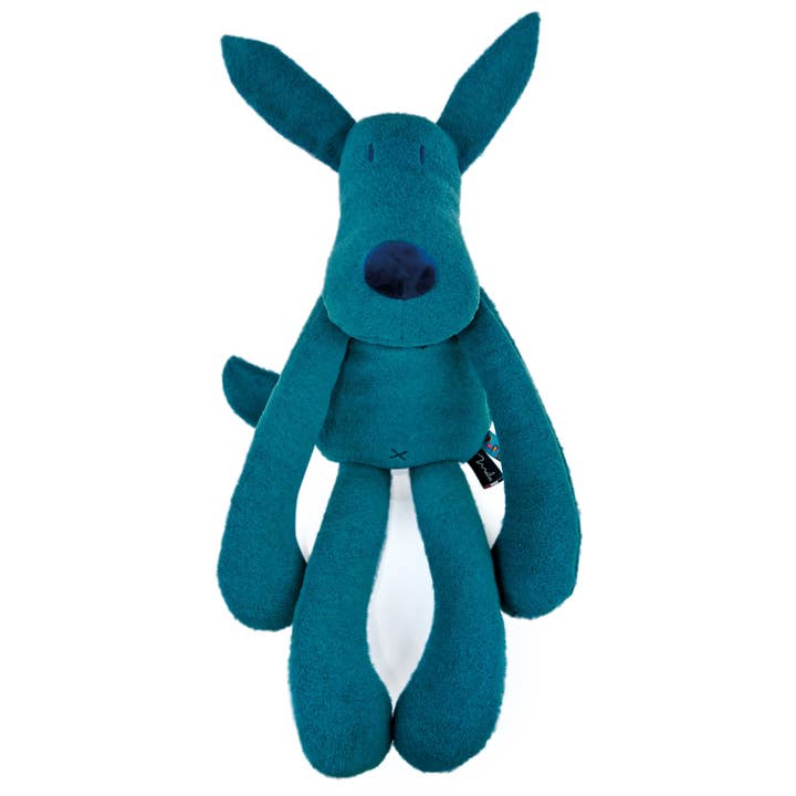 MAÏLOU TRADITION - Vendita all'ingrosso Peluche - Bambini e neonati - Nono l'asino - blu pavone - Les Pop - 70 cm