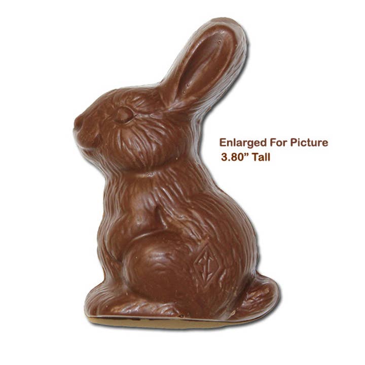 I Got Your Candy - Wholesale Chocolate - Gardners Milk Chocolate Solid Bunny 3oz - 6ct
