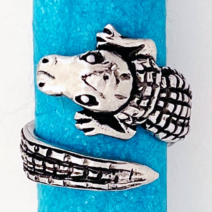 Basic Spirit - Wholesale Cocktail/Statement Ring - Gator Adjustable Ring0