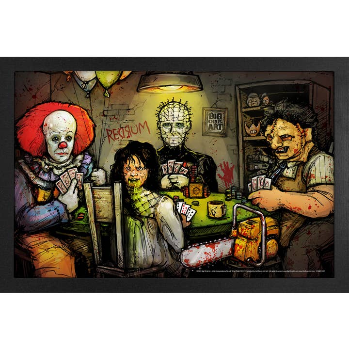 Pyramid America - Wholesale Poster - Big Chris - Final Table Framed Poster Print