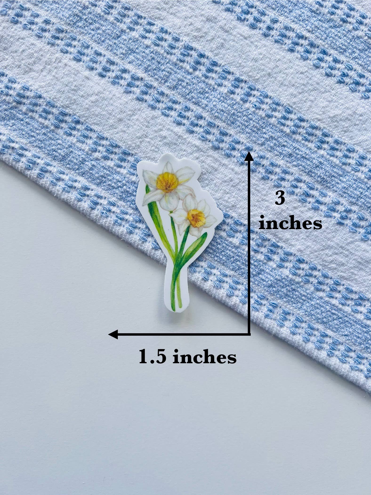 Emilia Rose Artwork LLC - Wholesale Sticker - Daffodil Sticker1