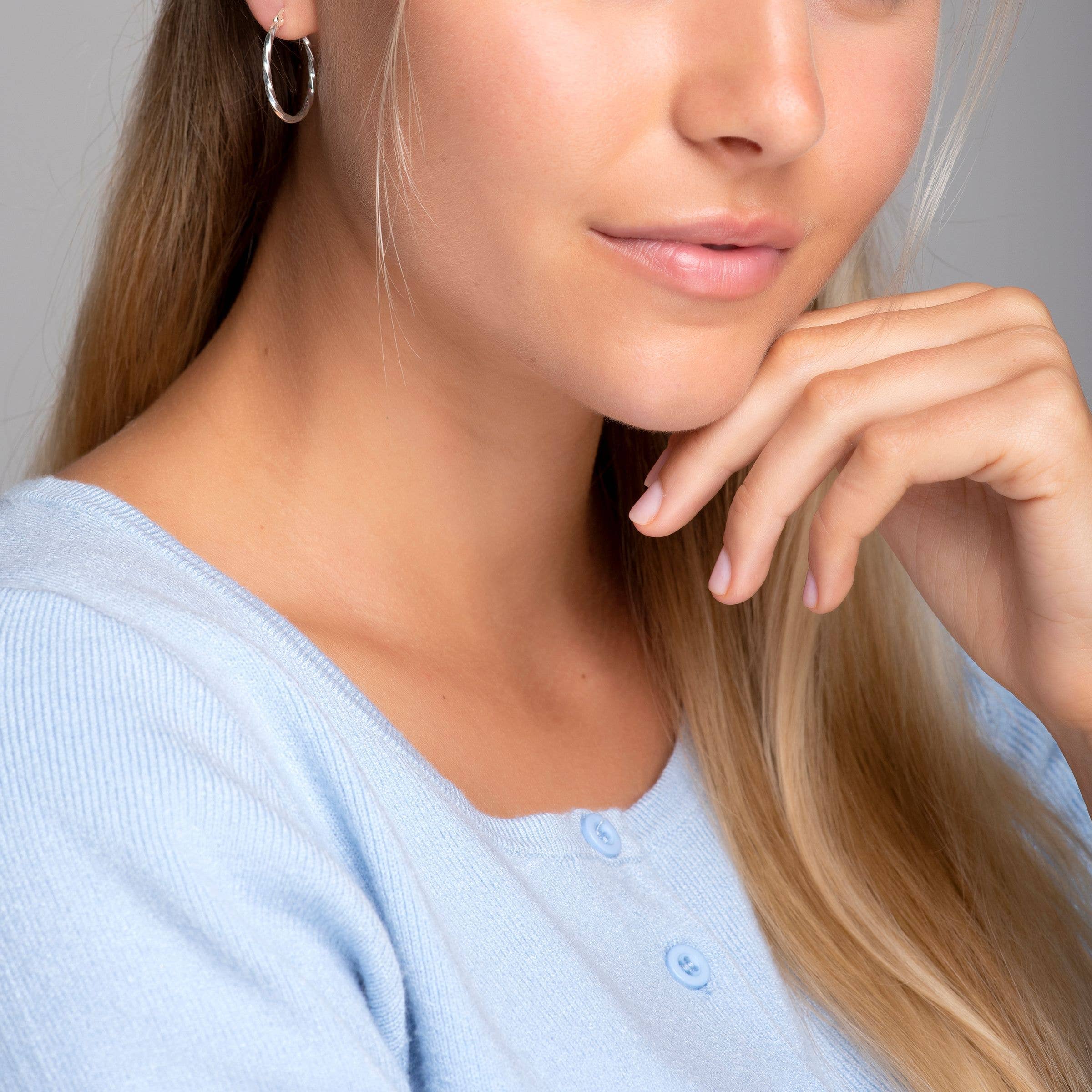 Silpada - Wholesale Hoop Earrings - Silpada 'Endless Twists' Hoop Earrings in Sterling Silver2