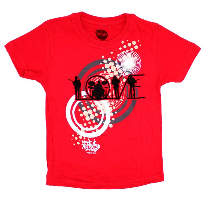 Silhouetten Cirque Du Soleil Kinderen Kinder Rood T-shirt T-shirt voor wholesale door Rockabilia