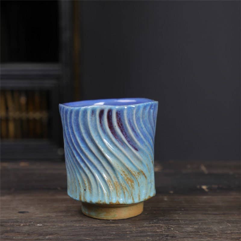 Gohobi （We cover U.S. import duties） - Venta al por mayor Taza de café/té - Taza de cerámica estilo japonés Gohobi colorida para té4