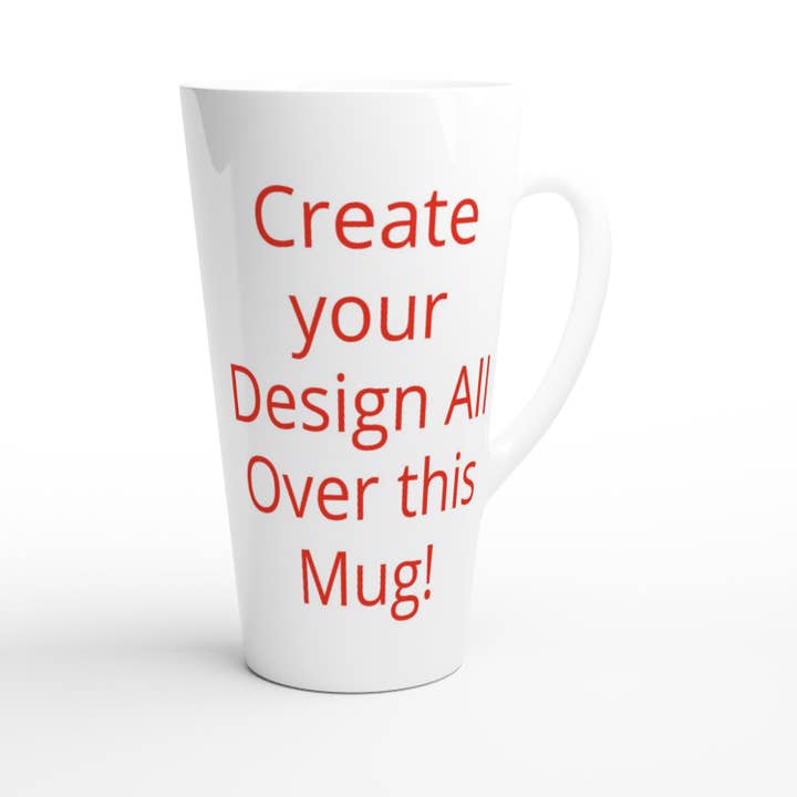 Custom Designed 17oz Latte Mug for wholesale by Wet-it!
