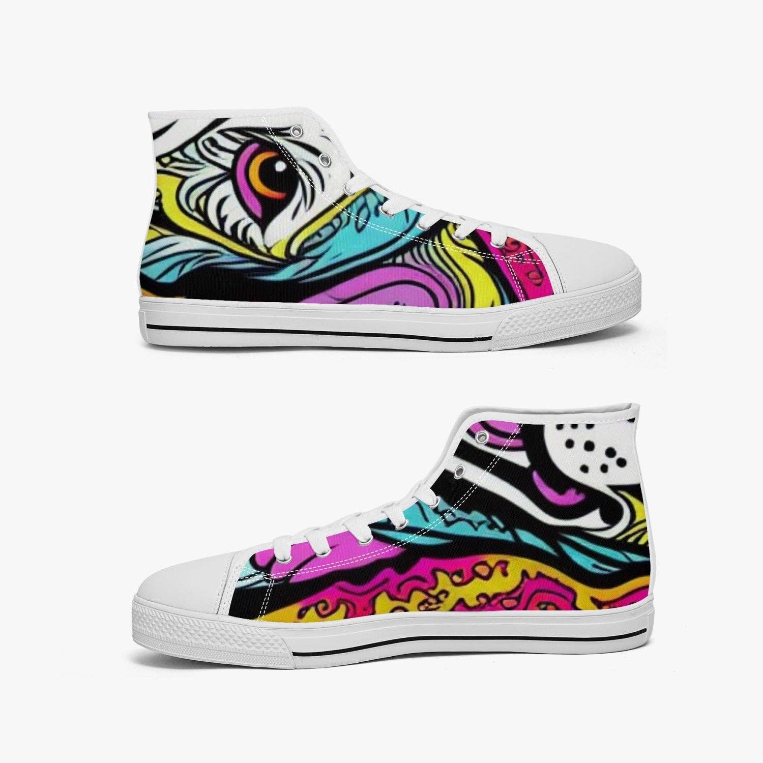 Alma - Wholesale Lifestyle Sneakers - Women's - Flow Rover High-Top Canvas Shoes5