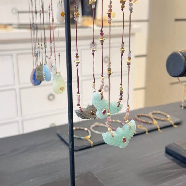 Malaco - Wholesale Pendant/Charm Necklace - Eagle Necklace - Labradorite6