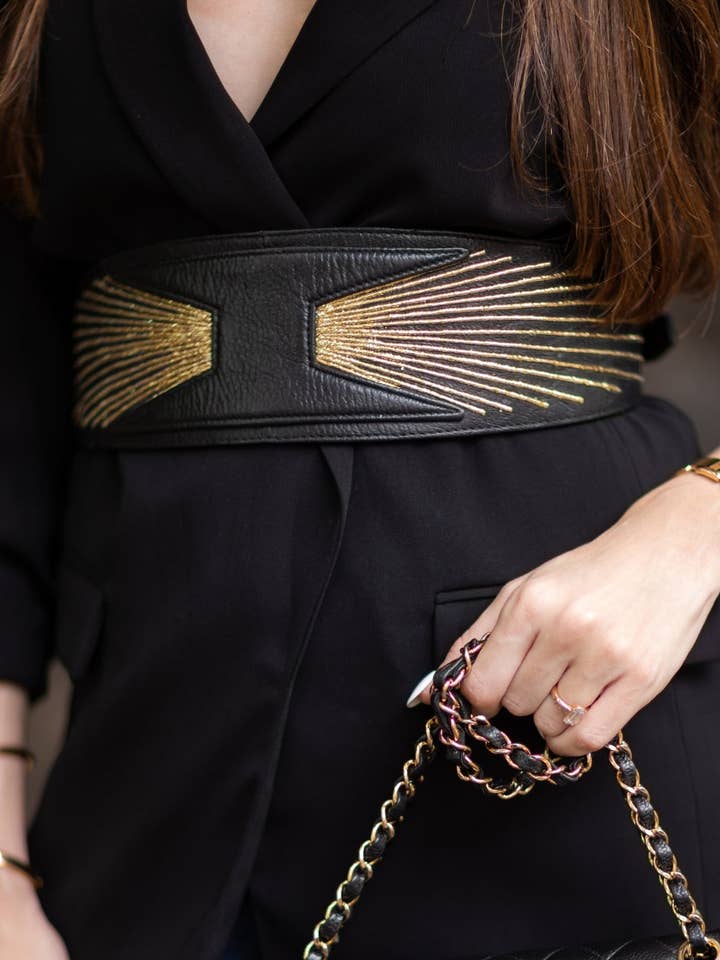 Urumi Taillengürtel in Schwarz für den Großhandel von Econock