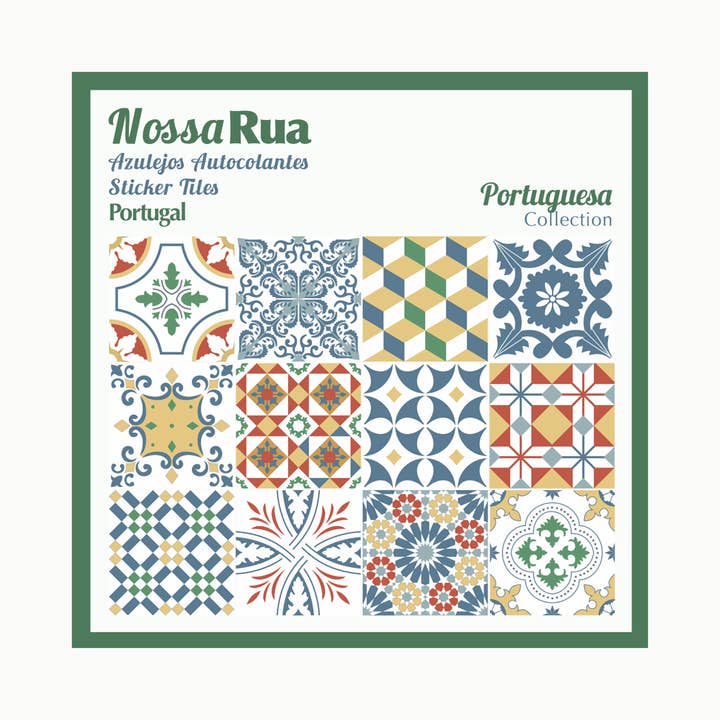 Decalque Azulejos Portugueses Coleção Portuguesa por atacado de NossaRua