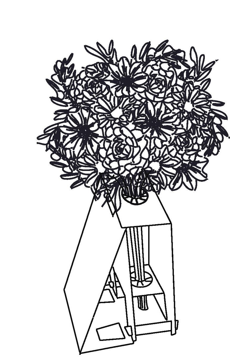 TRR Designs – Engroshandel Gaveæske – Blomsterbuket transportkasse & midlertidigt udstillingsstativ6