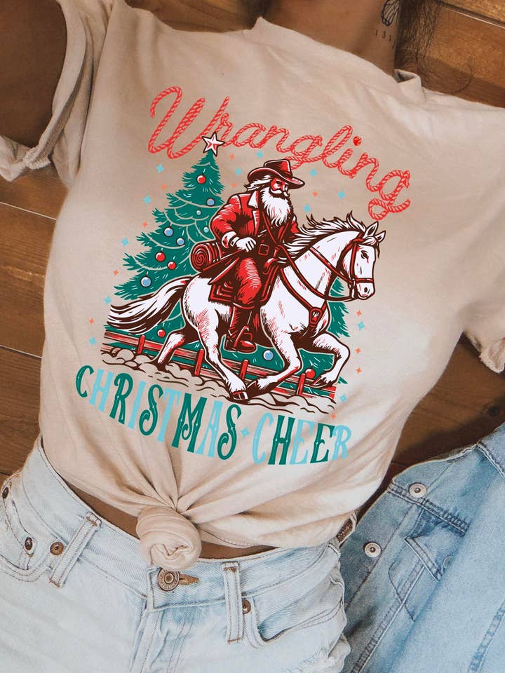 Wranglin Christmas cheer  for wholesale by Buckin Barn Wholesale