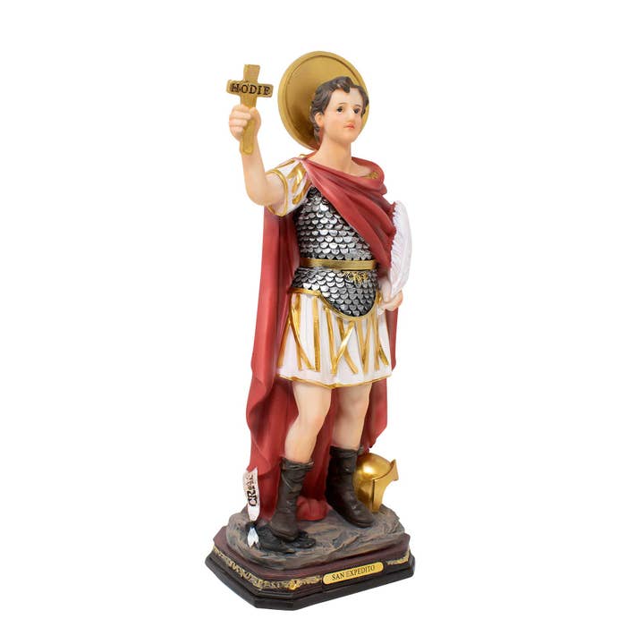 mrcjsales - Wholesale Sculpture - MrcjSales - Saint Expeditus Statue | San Expedito | Multiple Sizes | Realistic Resin Craft | Ideal for Church, Home, Gifts1