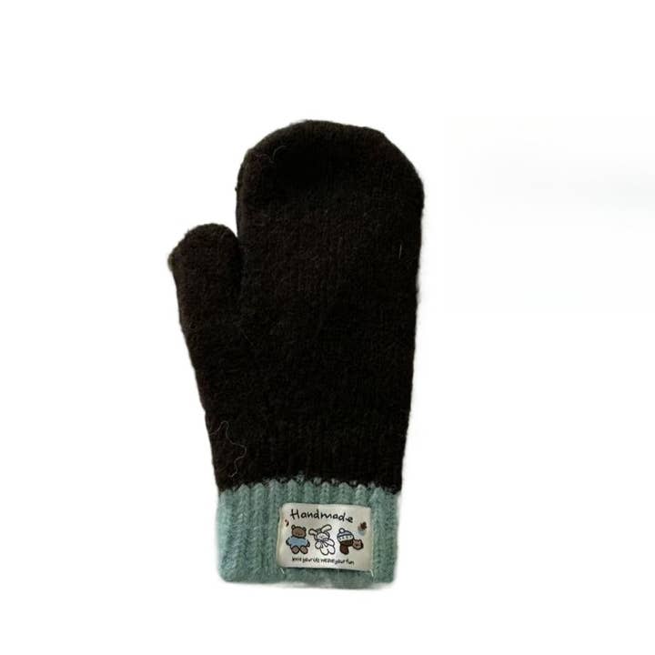 Funkyrel® Atzbranding Limited - Wholesale Mittens - Women's - Gloving - Classic Color-Block Full-Cover Knitted Mittens10