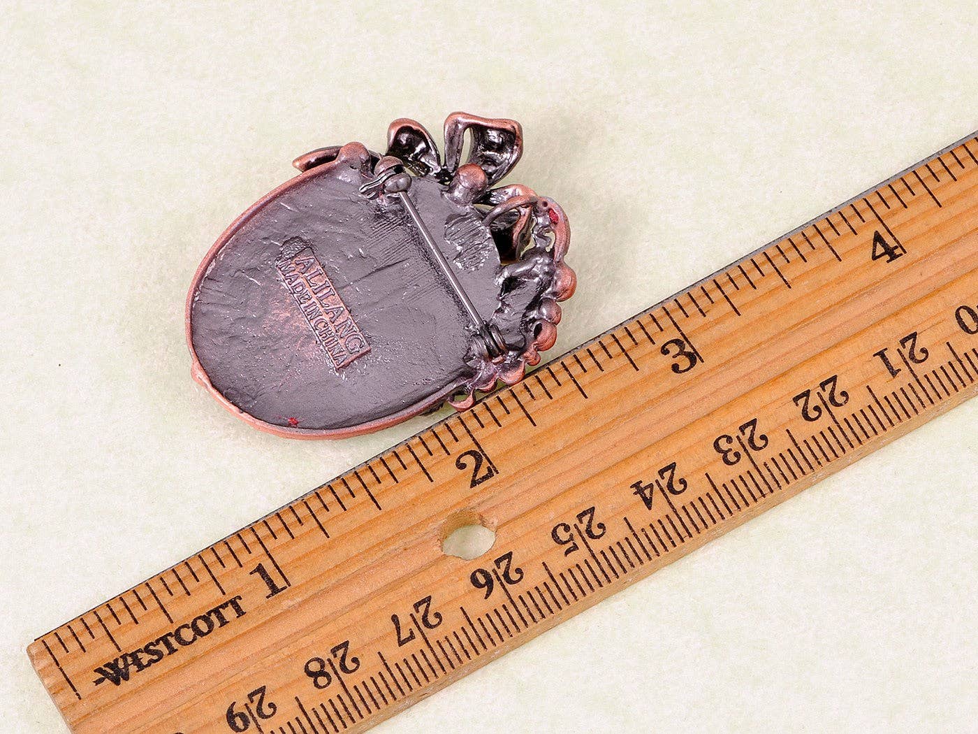 AK Brand - Wholesale Brooch - Vintage Victorian Cameo Brooch Maiden Flower Ribbon Bow12