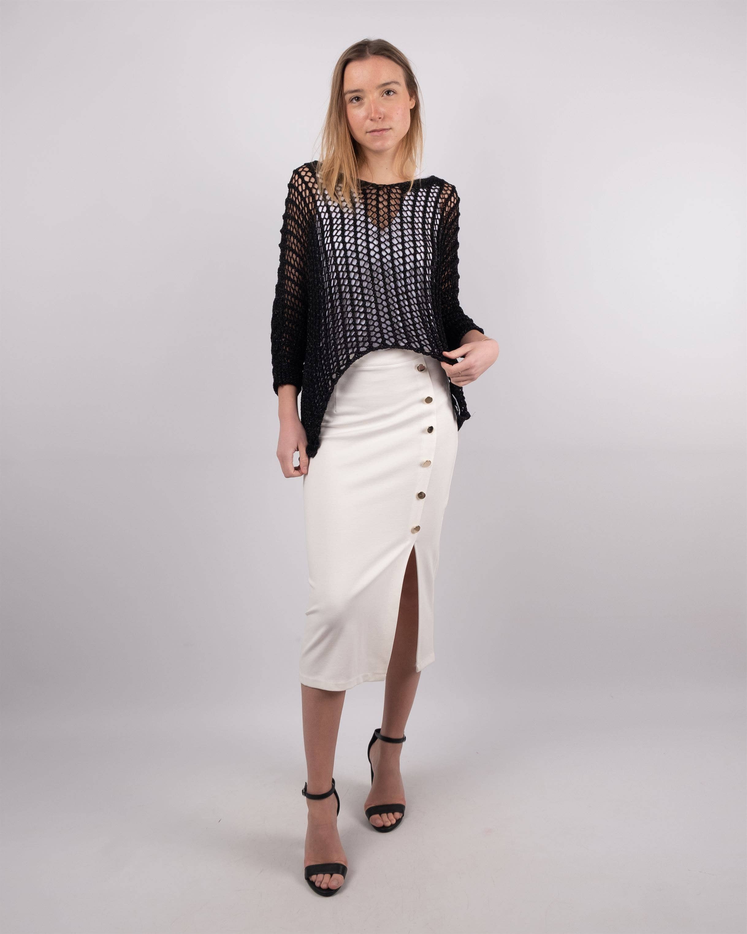 Cecile Wang - Wholesale Knit Sweater - Women's - MT8013 crochet sweater3