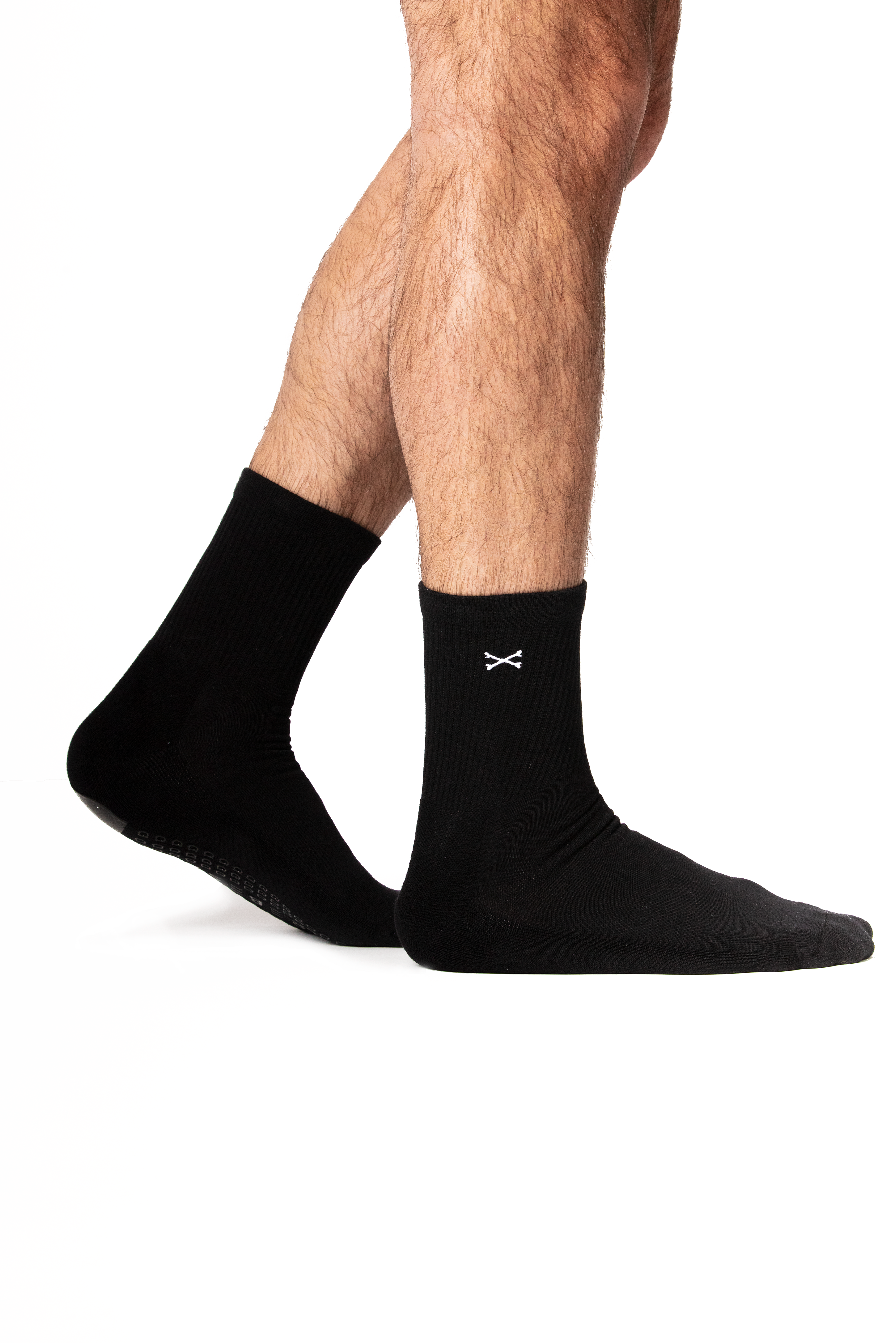 Arebesk - Wholesale Socks - Men's - Skull and Bones Grip Sock- Men's0