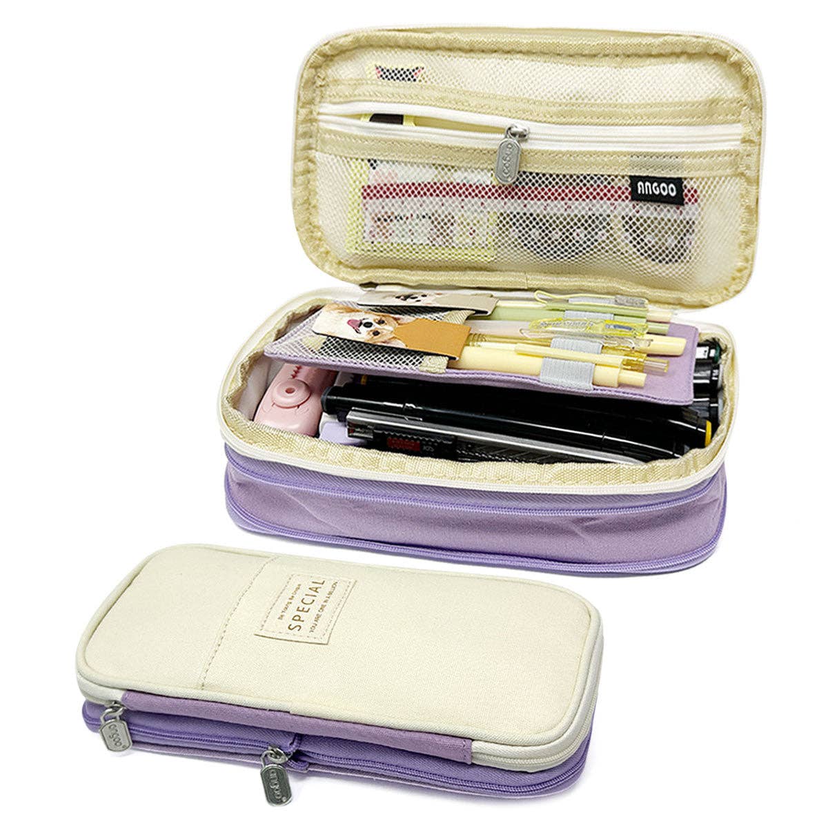 Wrapables.com - Wholesale Pencil Case/Pouch - Wrapables Large Capacity Pencil Case Expandable Pencil Pouch24