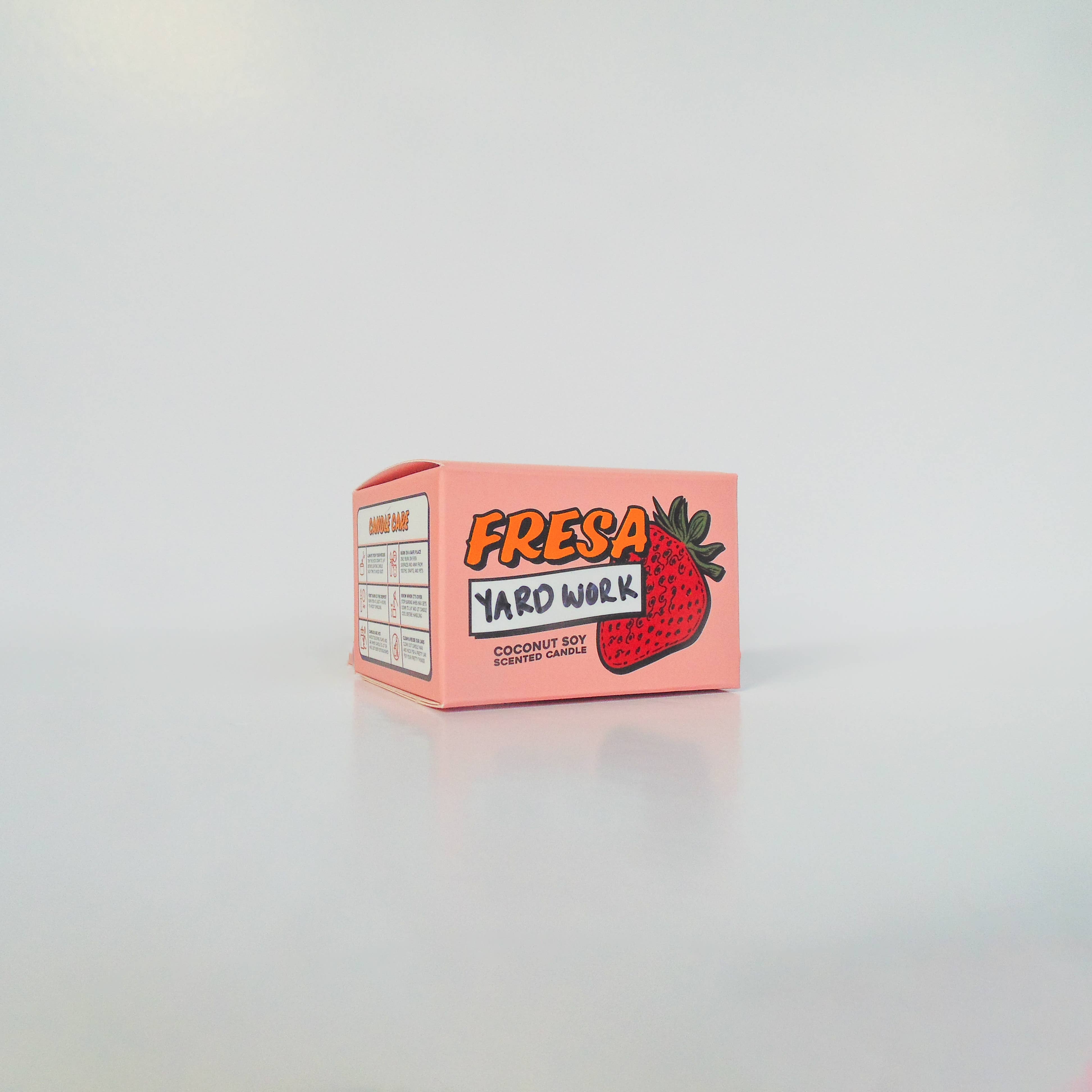 Fresa Creative - Wholesale Jar/Filled Candle - Yard Work / Grass Mini Candle / Latina + Midwest Inspired3