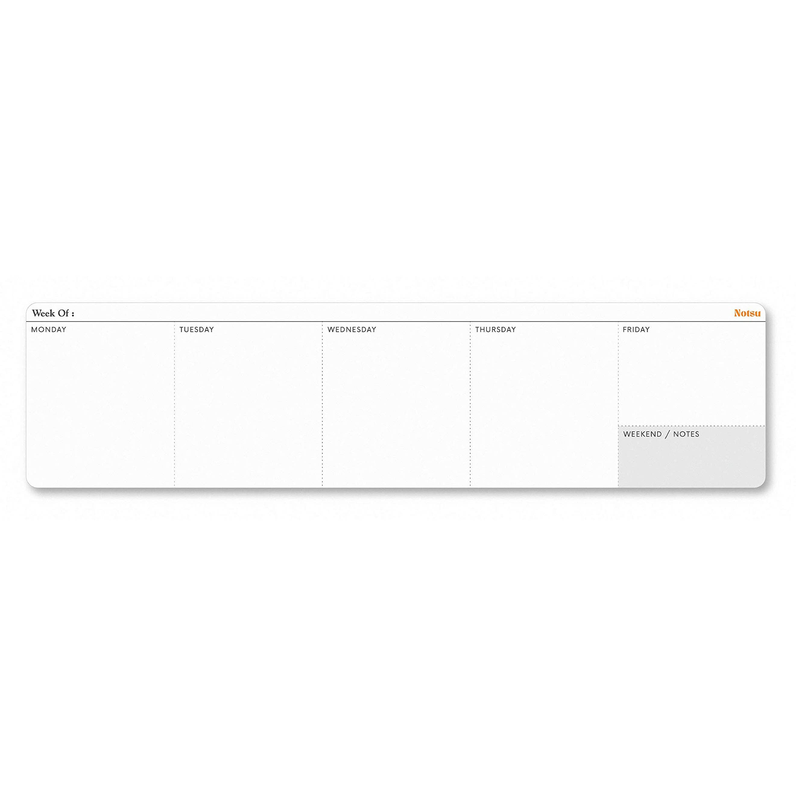 Notsu - Wholesale Planner - Weekly Planning Pad Lite | 50 Pages fits Under Keyboard6