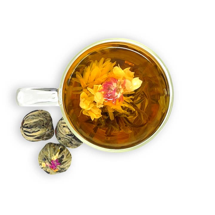 The Four Headed Dragon Blooming Tea for wholesale by SipSipeh.ca
