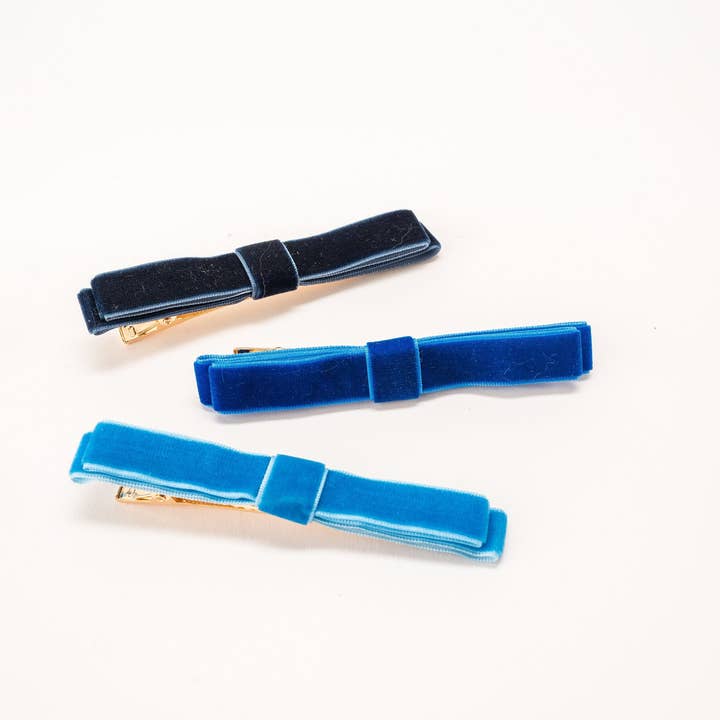 Violet & Brooks - Wholesale Hair Clip - Women's - Viola Bow Clip Trio