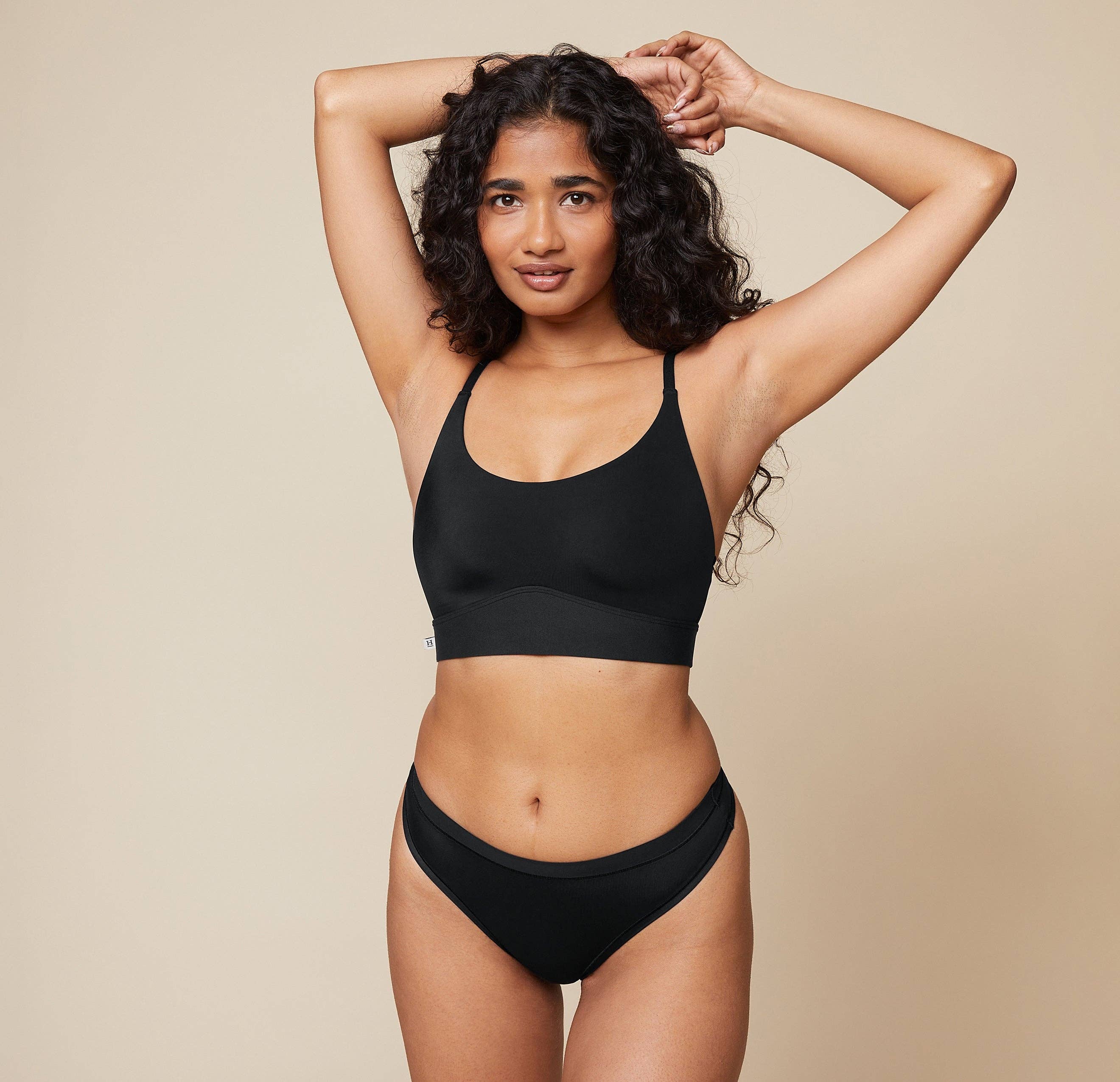 Bliss Racerback Bralette - Black for wholesale on Faire0