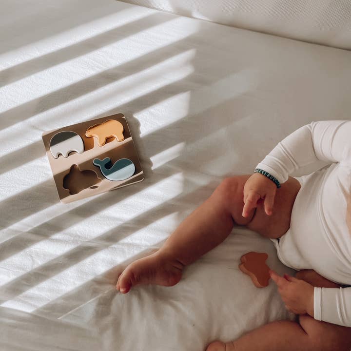 Ali+Oli - Wholesale Puzzle - Kids - Baby Soft Silicone Mini-Animal Puzzle (4pc) Toys for Toddler14