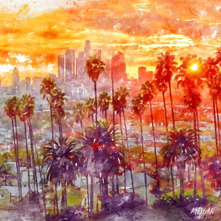 G.O.A.T House of Creative – wholesale Postcard – Postcards, Los Angeles CA, City of Angels2