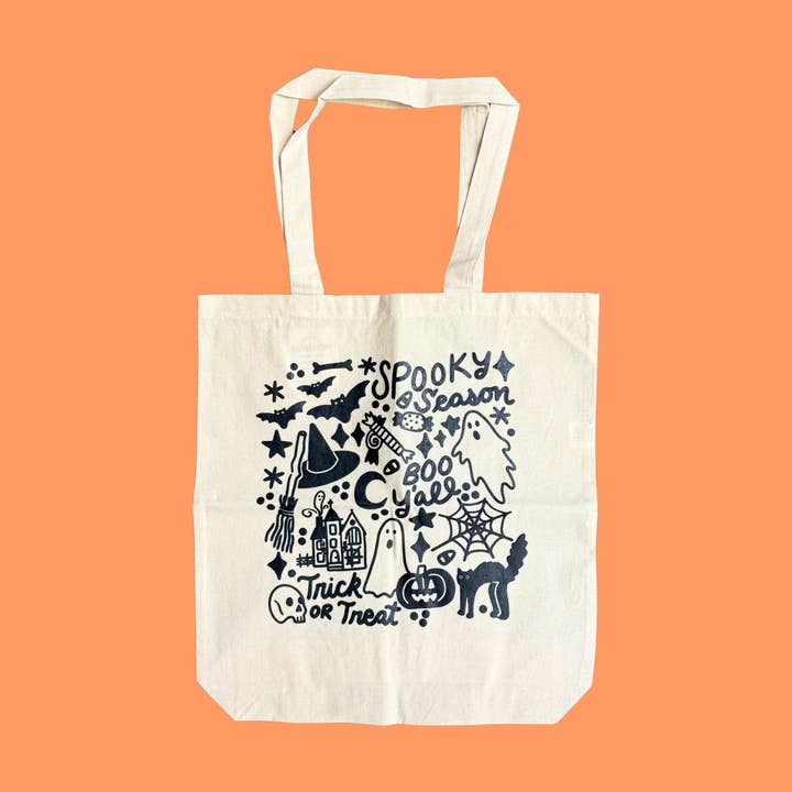 Sac fourre-tout Spooky pour la vente par Paris Woodhull Illustrations