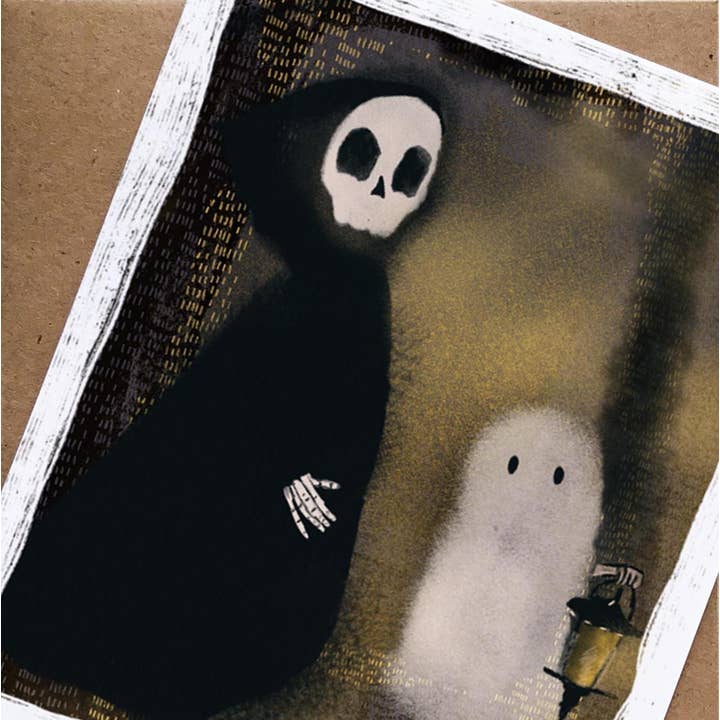 Yellow Birds Design - Wholesale Birthday Card - Grim Reaper and Ghost Birthday Card - Quirky Humor1