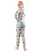 Big Feet Pajamas – Großhandel Schlafanzug-Set – Kinder – Dinosaurier-Union-Anzug Jungen und Mädchen Einteiler-Pyjamas
