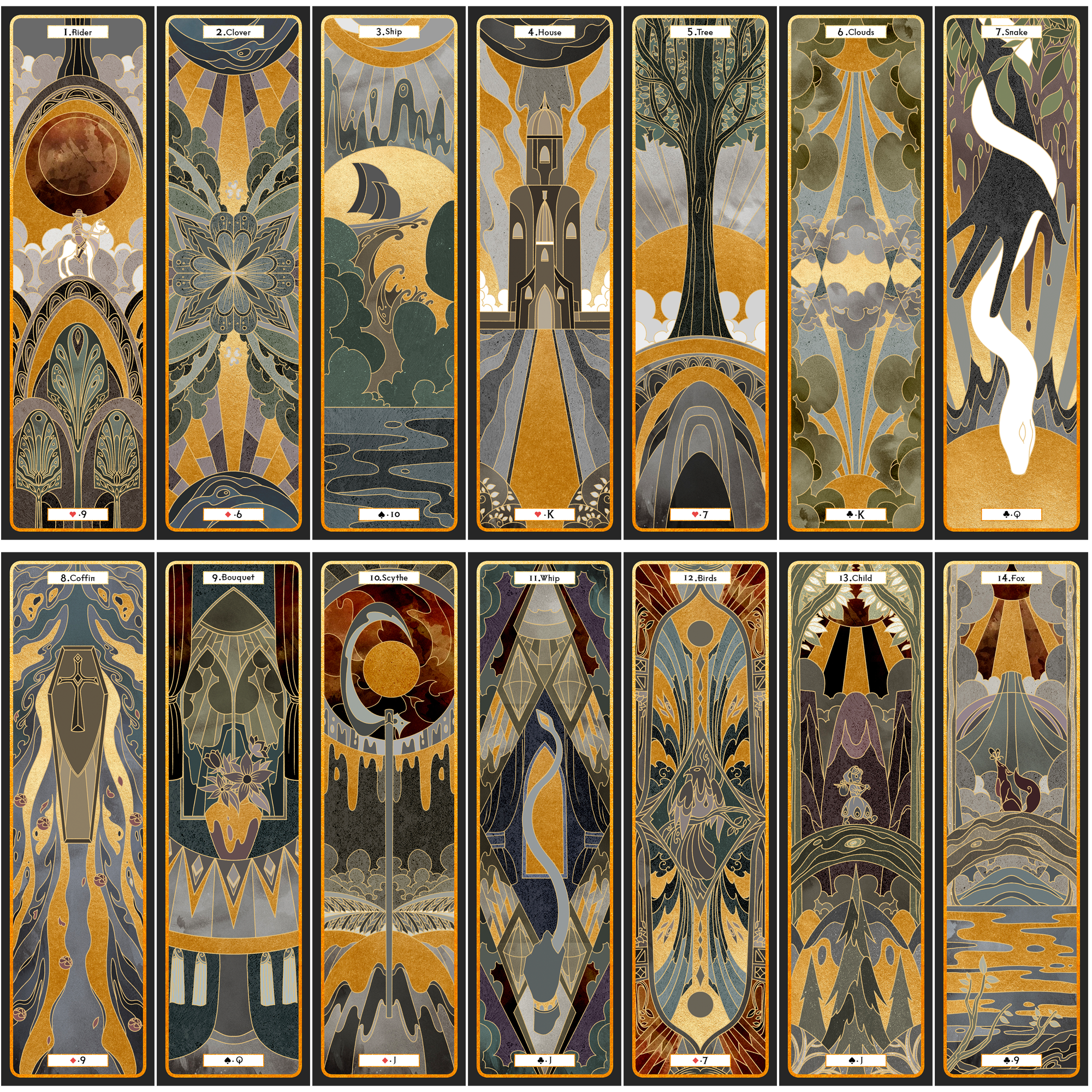 Vermilion Collection - Wholesale Tarot Cards - Sambucus Tarot 2nd Edition13