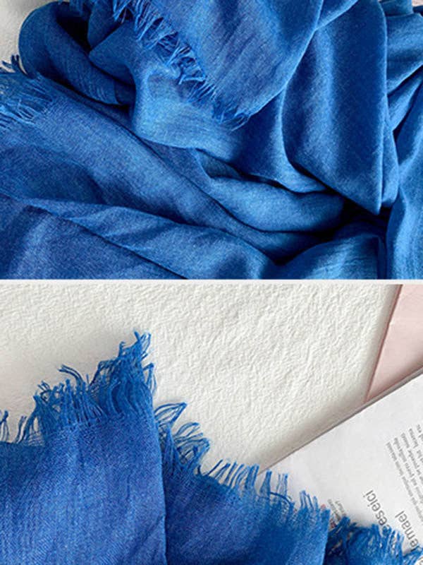 ShieldChic - Wholesale Scarf - Women's - Casual Simple Ramie Cotton 14 Colors Scarf5