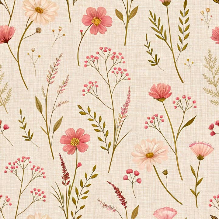 FabricSmiths - Wholesale Area Rug - Vintage Pressed Florals 10 - Area Rug 79x1181