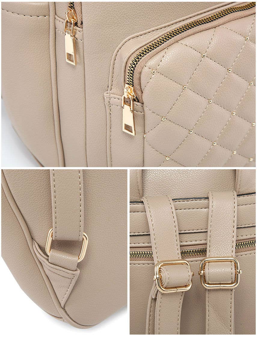 Papaya Fashion Ltd – wholesale Backpack – Women's – GL23900-Backpack with check quilted pattern8