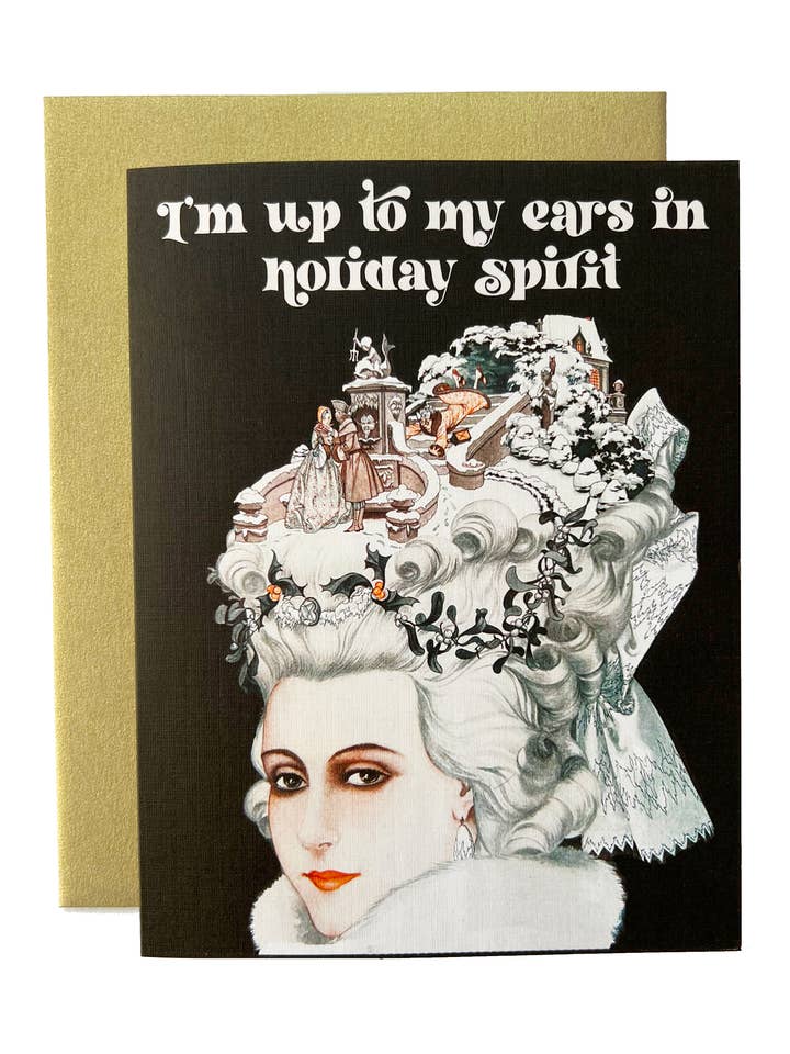 Art Deco Holiday Spirit Card for wholesale by The Twentieth