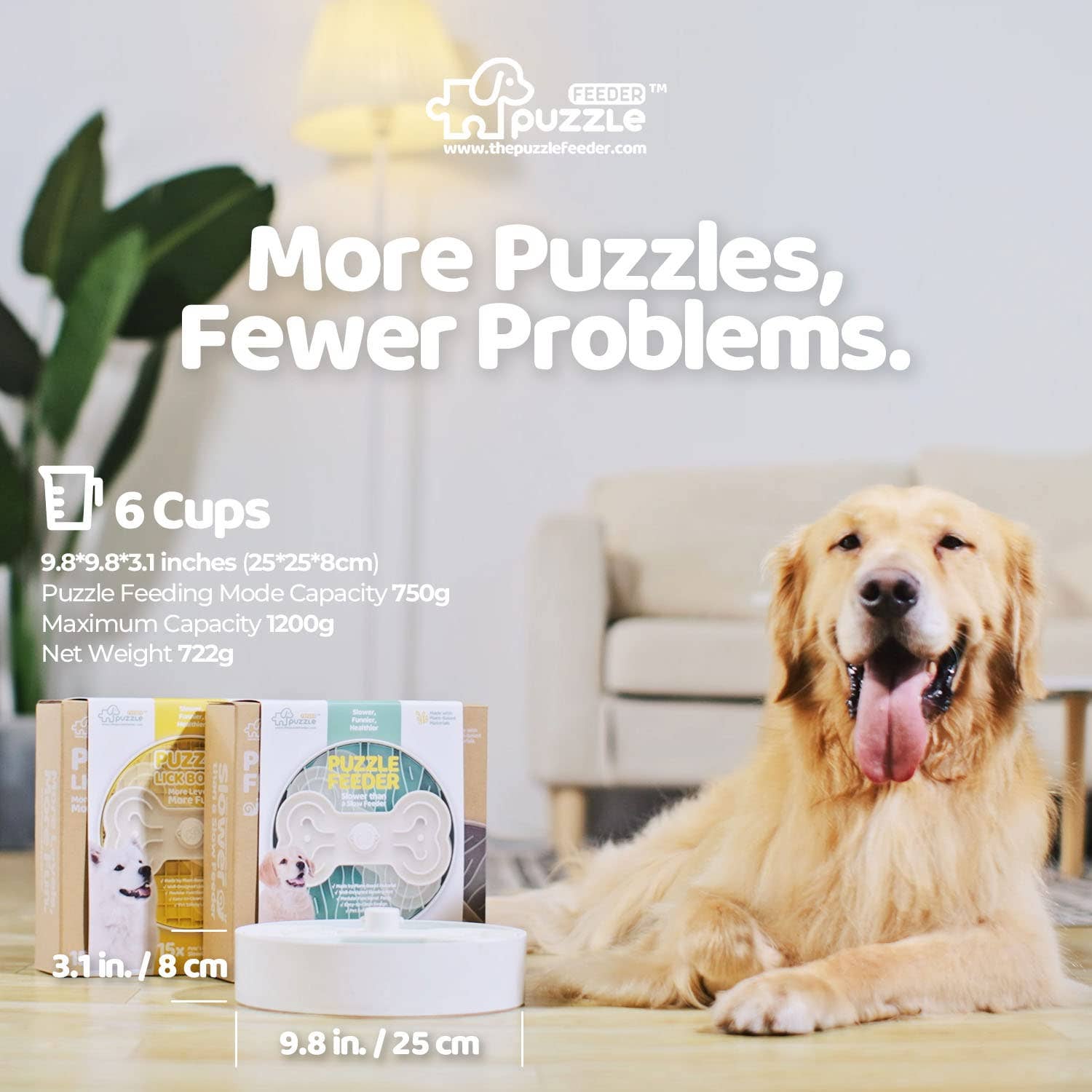 Pet Future llc - Wholesale Pet Bowl - Cat/Dog - Puzzle Feeder - Slower than a Slow Feeder Dog Bowl Dog Slow9