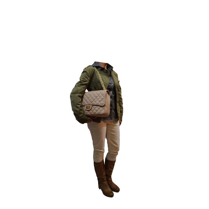 Canetti Roberto - Wholesale Shoulder Bag - Women's - QUILTED LEATHER SHOULDER BAG 1206